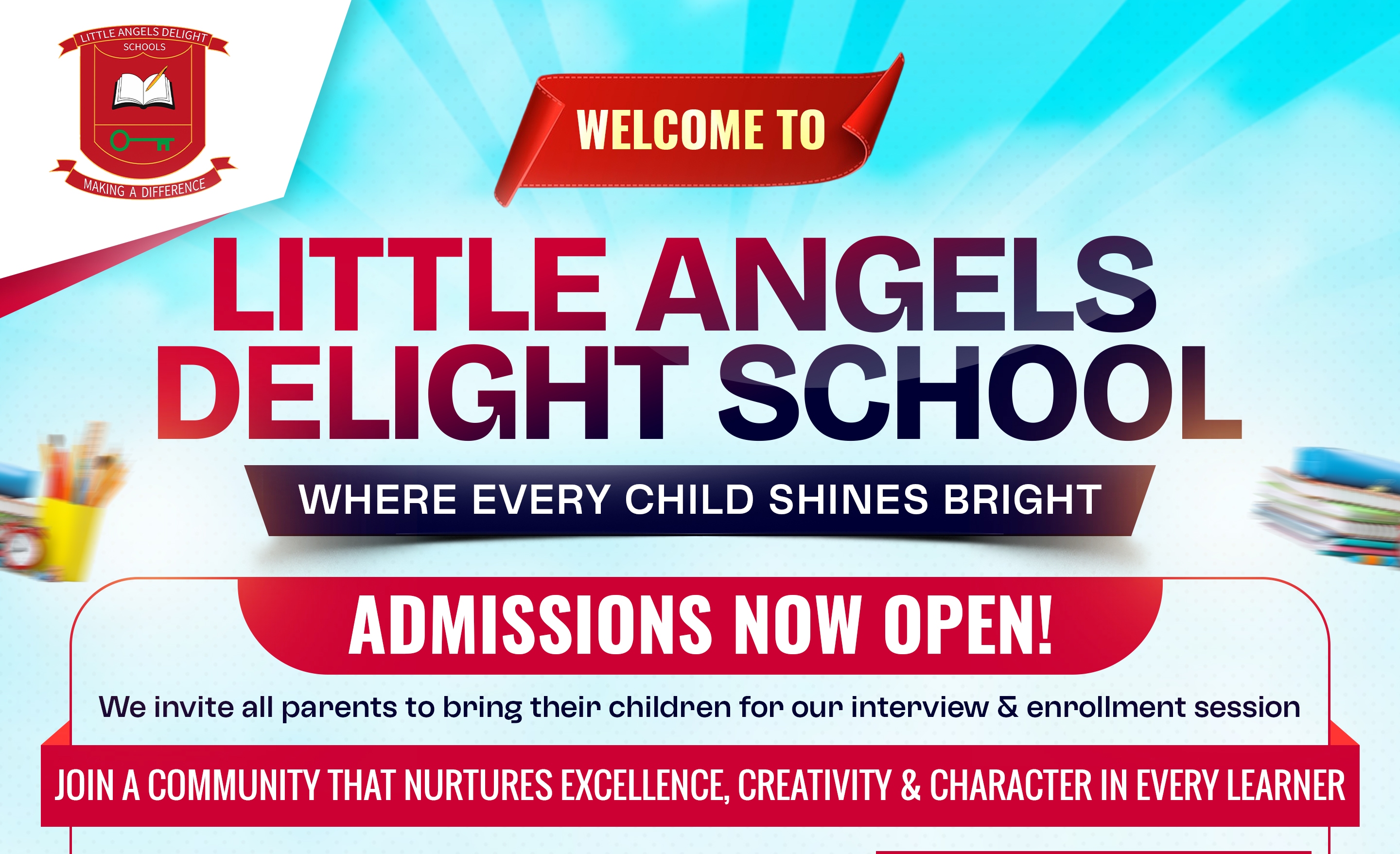 Welcome All Students! Applications Open for 2025-2026 Academic Year